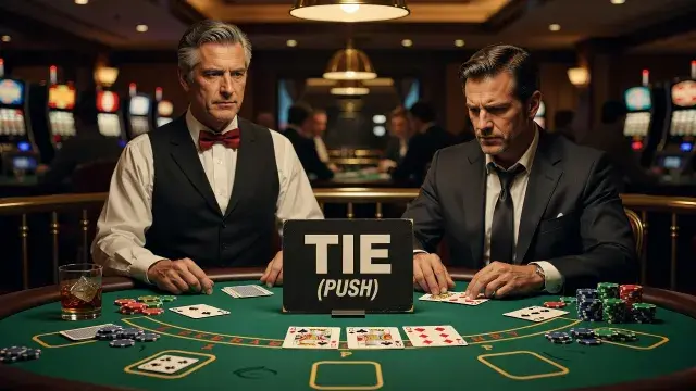 What Does a Tie Mean in Blackjack? Rules, Meaning, and How Ties Are Handled